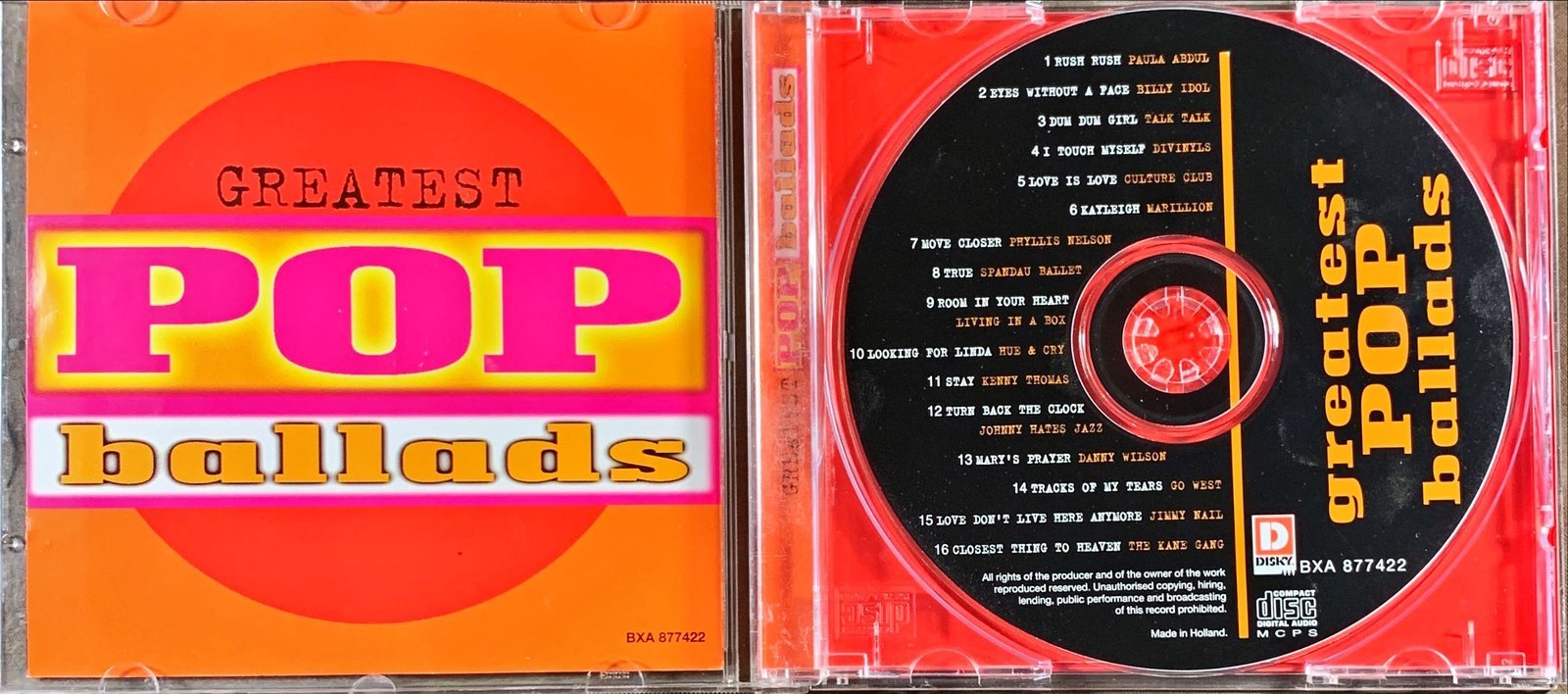 Various - Greatest Pop Ballads - Imagen 2